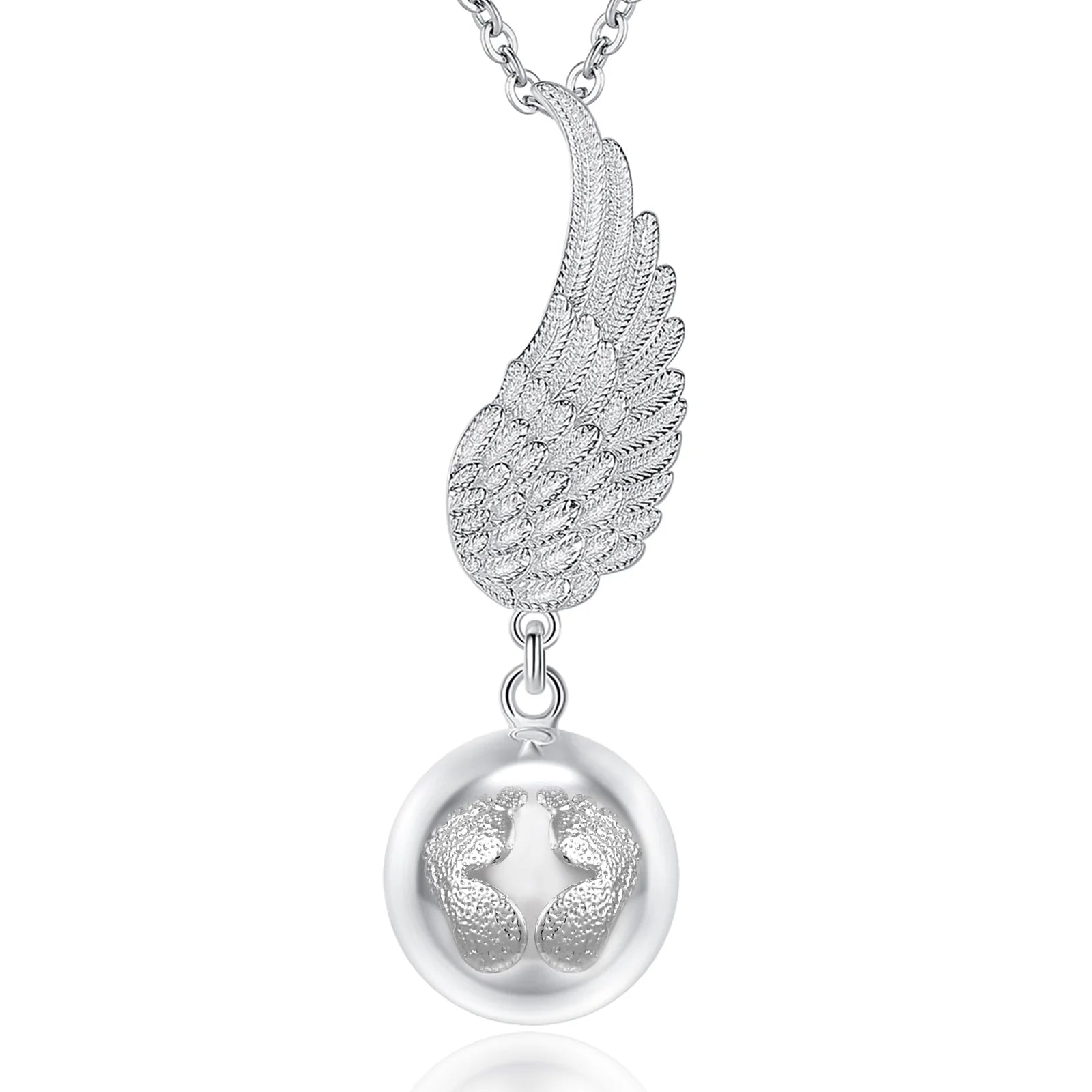 Merryshine Ball Bola Harmony Bola Grossesse Argent Cadena De Plata Al Por Mayor Joyas De Plata