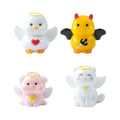 Landscape Cute Micro World Cartoon Art Pig Duck  Chicken cat Angel with Wing Miniature Resin Animal Toy Kid Garden Kit Blind Bag