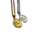 Top Sale Centurion Soldier Pendant Necklace 18K Gold PVD Plated Stainless Steel Hip Hop for Men Women Factory Wholesale 2025