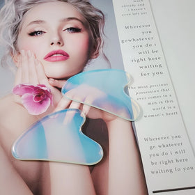 HY High quality heart shape customized jade gua sha opalite massage manufacturer