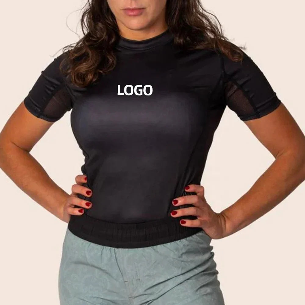 Custom Made SAKYA High Quality Digital Print Unisex Rash Guards for BJJ MMA