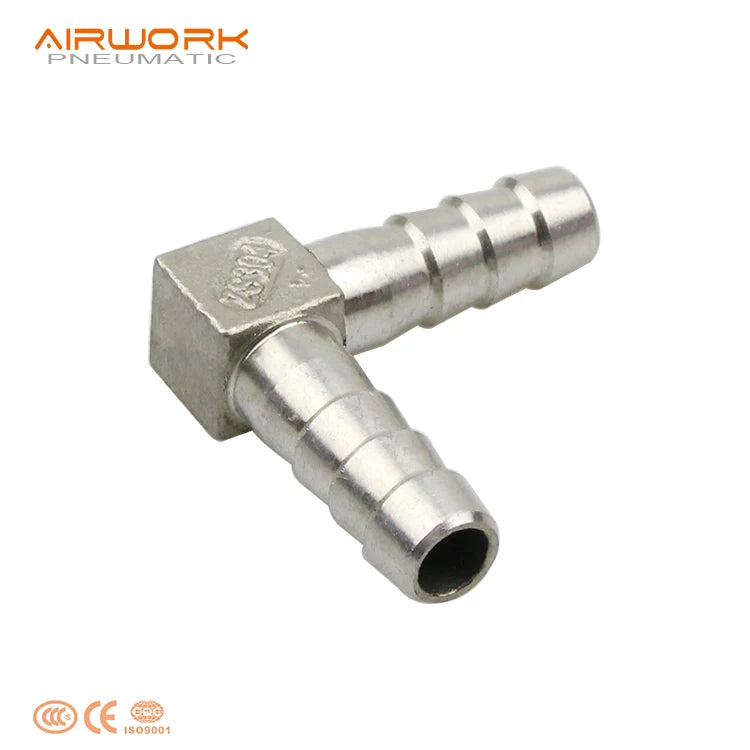 Stainless Steel Elbow Metric Barbed Hose Barb Fittings for Plastic Hoses