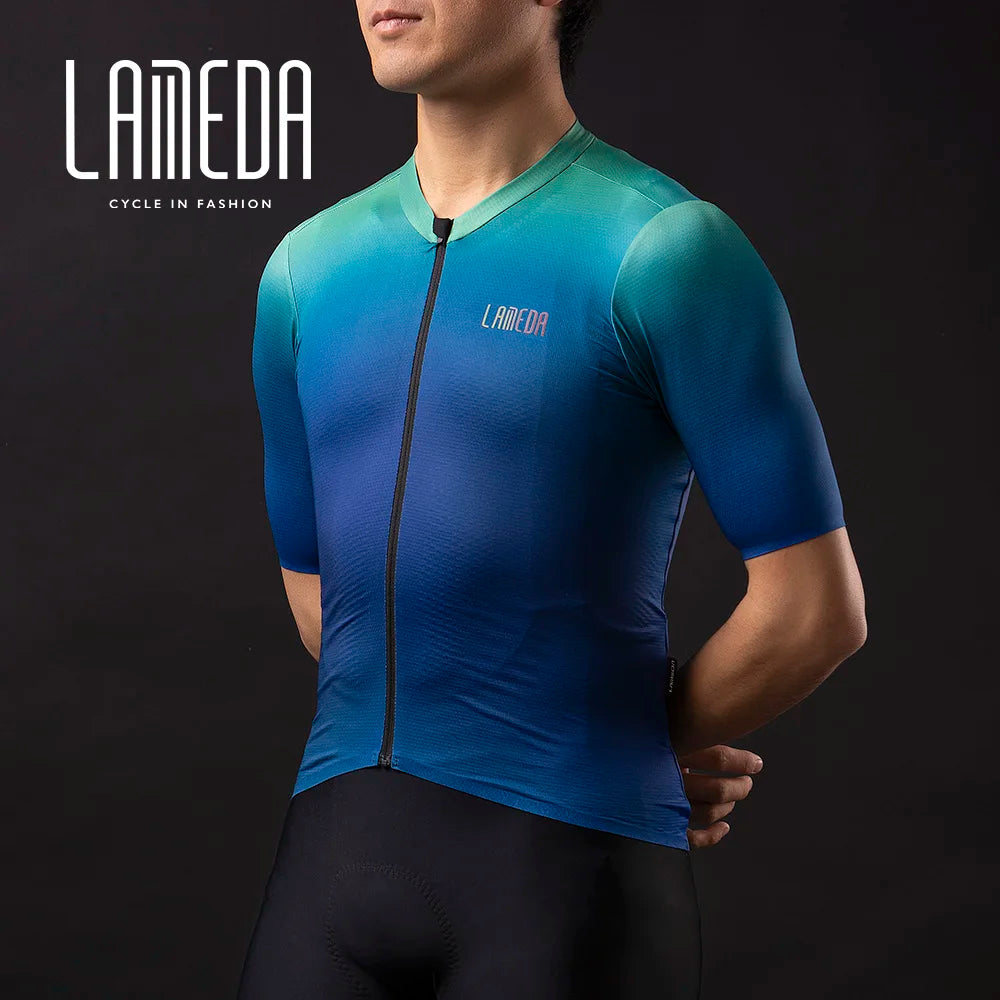 SWALLOW OEM ODM Manufacturer Lightweight Seamless Breathable Quick Dry Bike Clothing Men Wholesale Custom Cycling Jersey