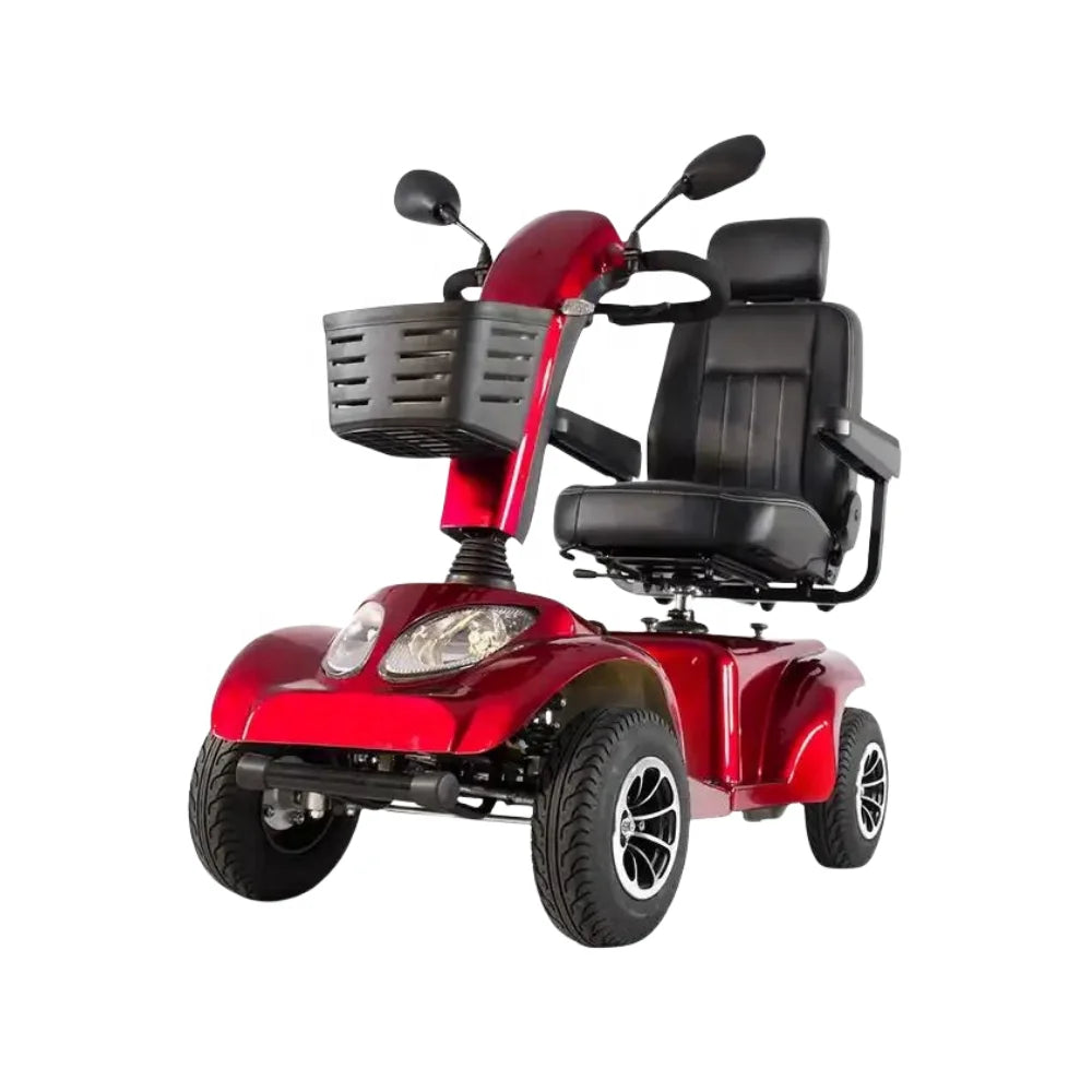 2024 Hot Bariatric All-Terrain Heavy Duty 180Kg Oversize 4 Wheel Handicap Electric Mobility Scooter 24V/800W Motor 15 Incline