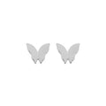 Factory Wholesale Korean Style Silver Stud Earrings for Women Cute Butterfly Earings for Engagement Personalized Jewelry