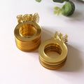 Luxury Wedding Napkin Ring Personalized Laser Cut Acrylic Initials Names Custom Gold Napkin Ring Bridal Shower Decor
