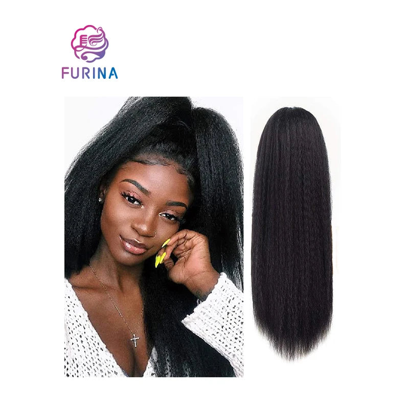 130g 26inch Hairpiece White Women Back Beautiful Kinky Curly Synthetic Smooth Drawstring Ponytail Synthetic Hair Extensions