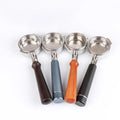 Stainless Steel Coffee Filter Handle Coffee Maker Bottomless Handle Coffee Machine Wooden Handle