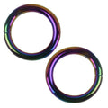 Rainbow Color Handle Handbag Parts Bag Accessories Metal O Ring