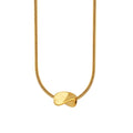 Pretty Design Stainless Steel 18k Gold Plated Round Snake Chain Jewelry for Women