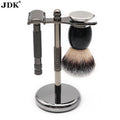 JDK EU Classical Hot 1pc Shaving Brush Holder Silver Color Stainless Steel Safety Razor Stand
