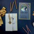 New Product Muslim White Carte D'invitation De Mariage Luxury Wedding Invitations With Wax Seal and Dried Flower for Quinceanera