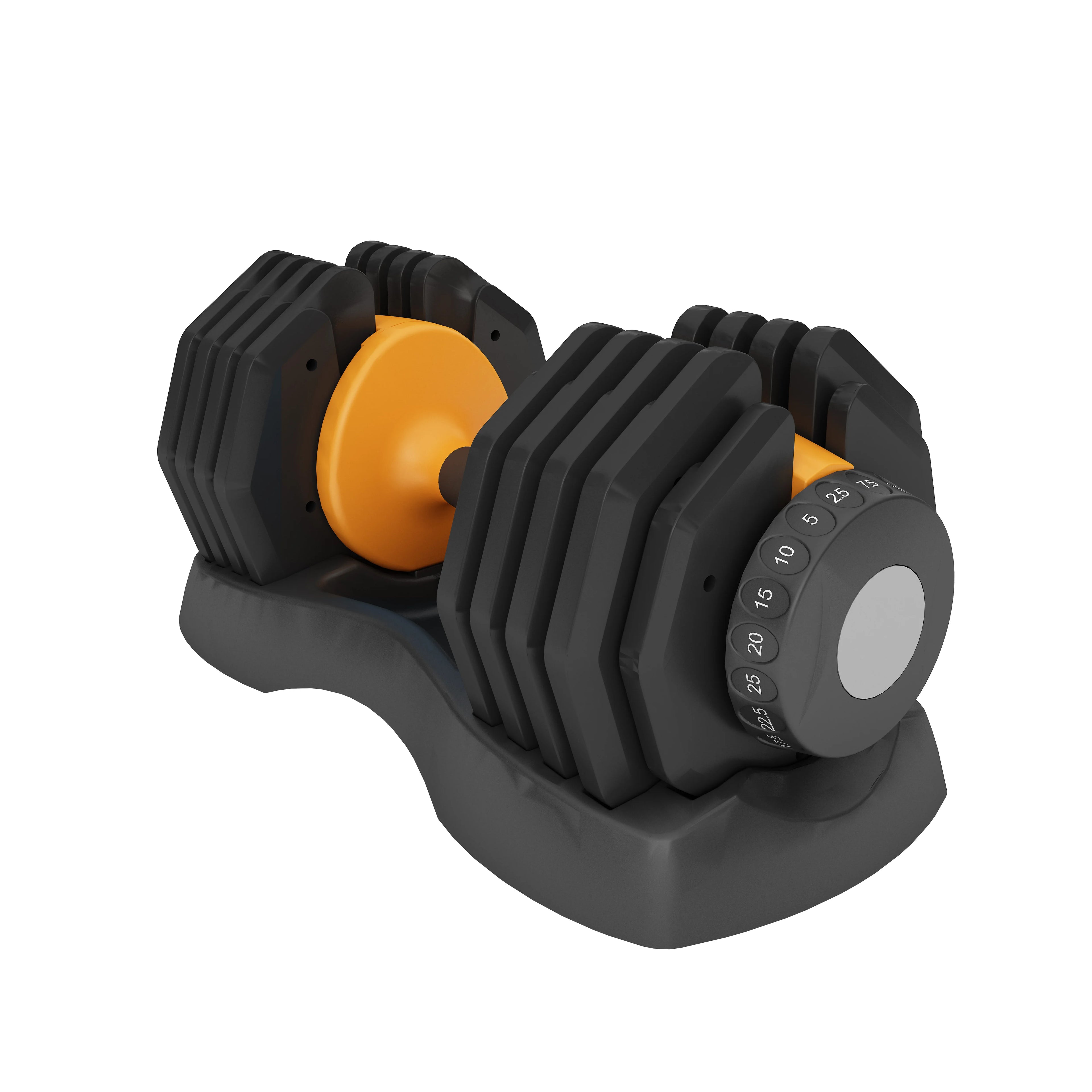 Free Weight 25kg Dumbbells Weight Liifting Fitness Accessories Gym Equipment Adjustable Dumbbell for Home