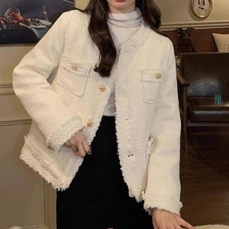 Boutique Wholesale 2026 Autumn New Fashionable French Cardigan Thin Style High-end Short Style Women's Jacket