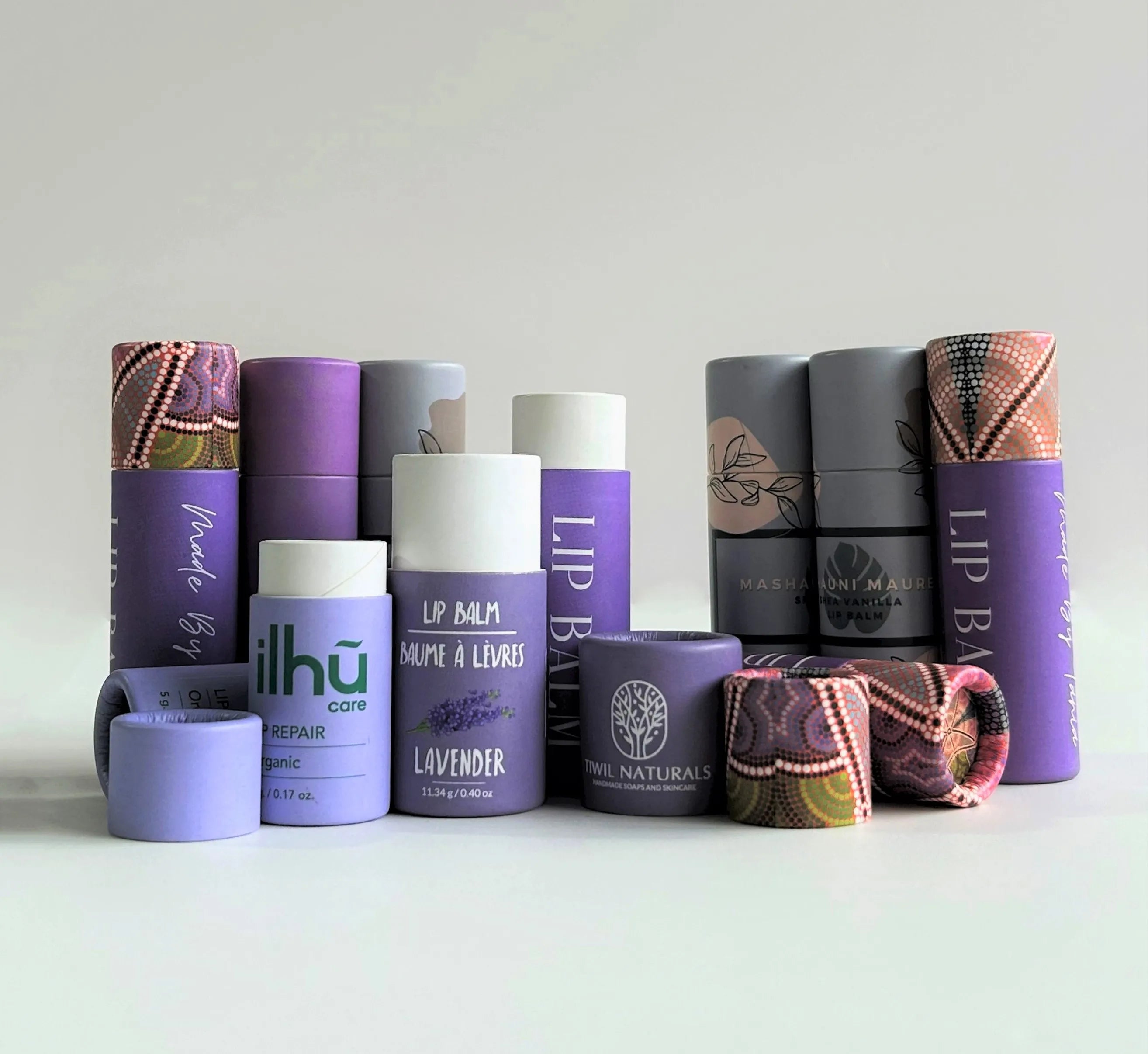 Eco Friendly Kraft Paper Cardboard Push up Paper Tube for Lip Balm