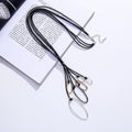 TongLong European Long Strand Sweater Necklace Female Vintage Metal Charm Tassel Necklace for Daily Accessories