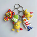 Customized 3D Soft Rubber Keychain Waterproof PVC Logo Keyring Promotional Personalized Gifts for Brand Marketing