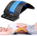 Multi-Level Back Massager Lumbar Foam Back Stretcher With Magnetic Acupressure Points