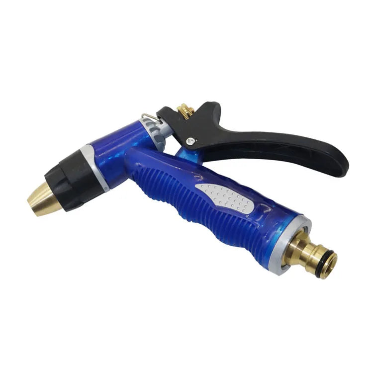 Adjustable Brass Nozzle Plastic 2 Patterns Garden Hose Nozzles Spray Gun for Irrigation Car Washing