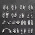 Different Style Silicone Nose Pad Insert Anti-Slip Anti-Indentation Nose Silicone Nose Cover Pad Eyeglasses Accessory