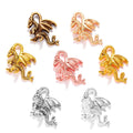 7 Color Alloy Flying Dragon Charm for Bracelet Necklace Keychain Pendant DIY Jewelry Accessories Making 18*15mm D814