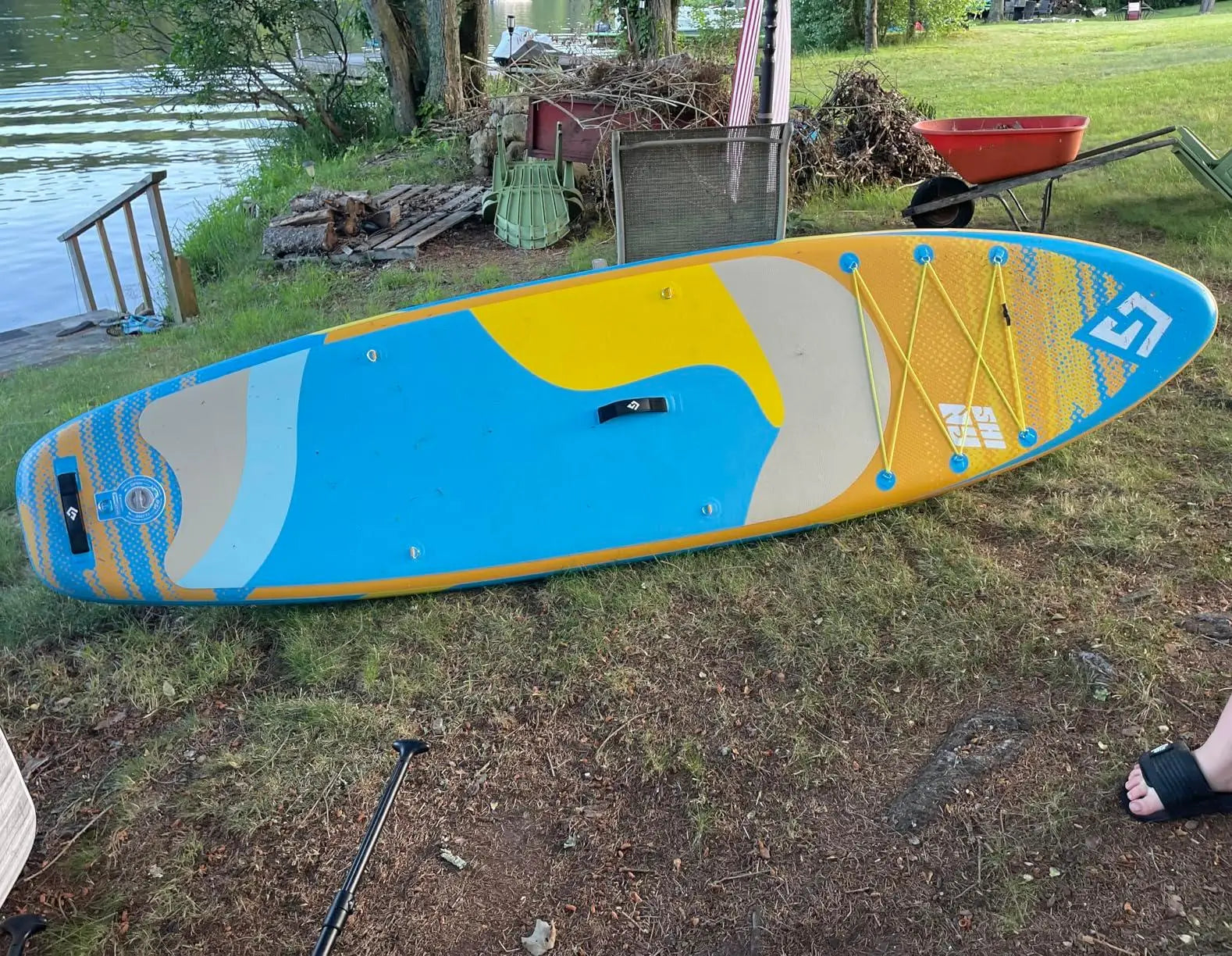 EU Warehouse New Arrival Surfing Board 11'*33"*6" Inflatable Paddle Board Sup Board Inflatable Stand up Paddle Boards for Sale