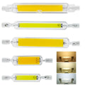 Dimmable R7S LED 118mm 78mm COB Light Bulb Glass Tube Floodlight 6W 12W 25W J78 J118 Halogen Lamp Replacement 110V 220V