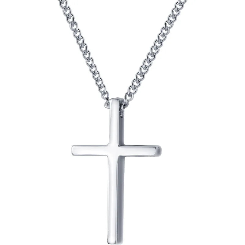 Wholesale New Fashion Jewelry Chain 925 Silver Cross Necklace for Women