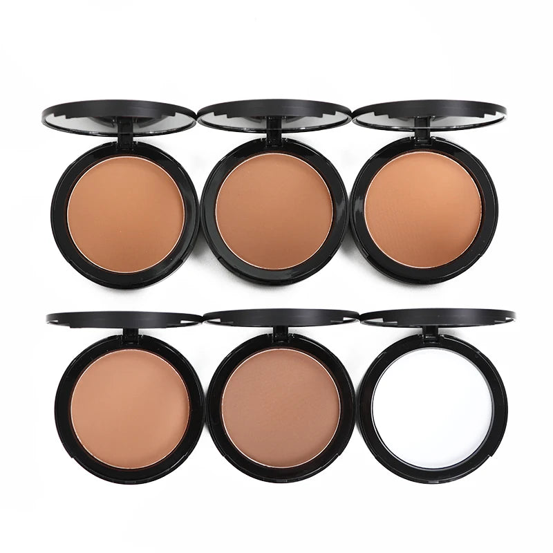 Wholesale Face Finishing Powder Portable Compact Pressed Powder Foundation Private Label Translucent Powder Palette