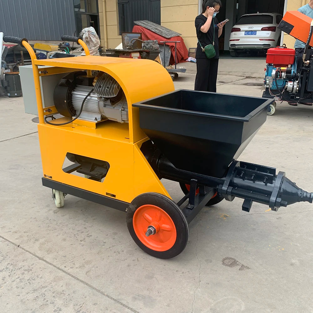 Hightop Factory Supply Hot Sale Electric Putty Cement Plastering Wall Mortar Spray Machine With 10m Tube