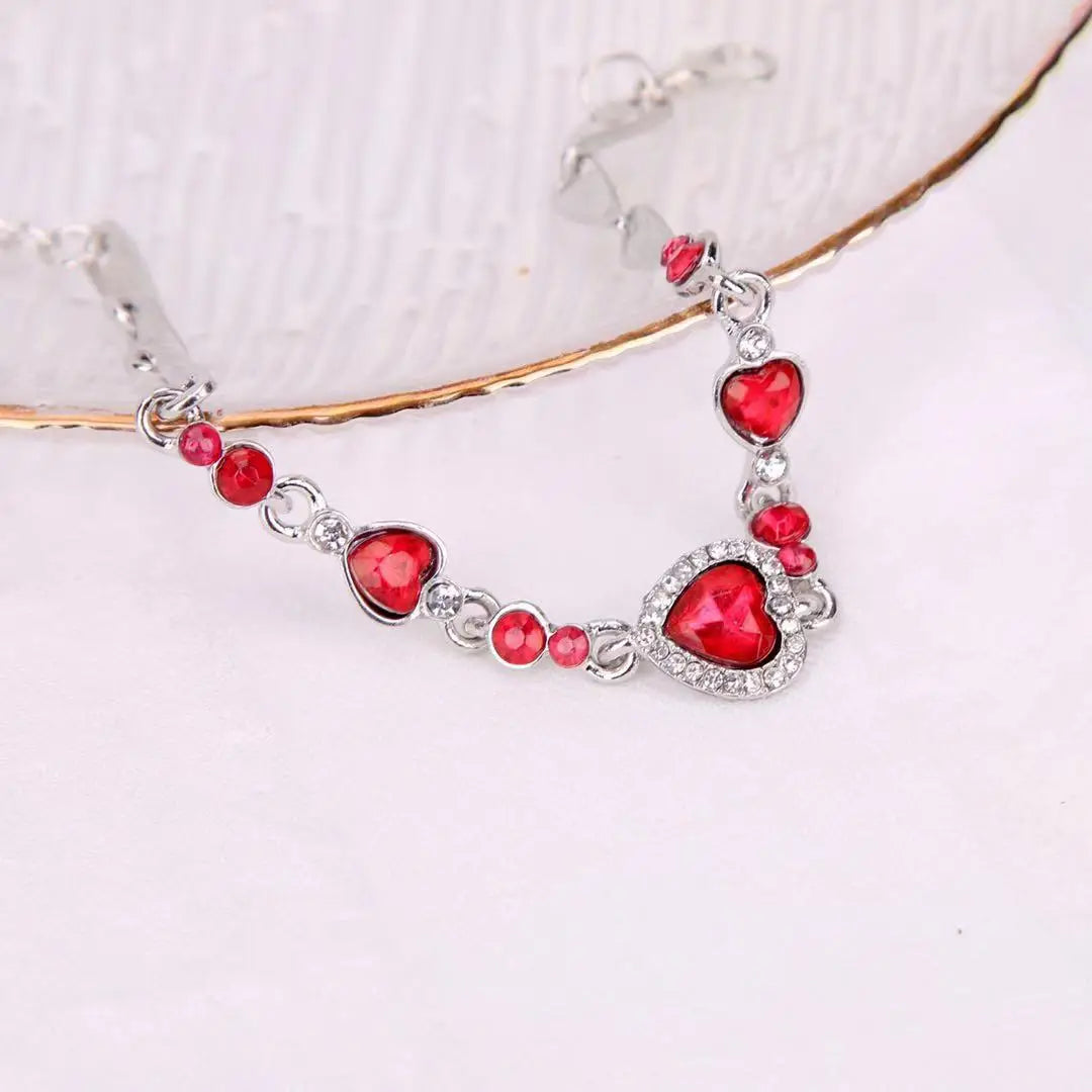 Wholesale Jewelry Vendors Trending Jewelry Jewelry Supplies Woman Bracelet Heart Chain Bracelet Chain and Heart Bracelet