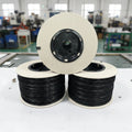Jeans Washing Black Plastic Staple Pin Roll 13mm Elastic TPU Braided Technique Stylish 13mm Elastic Plastic Staples