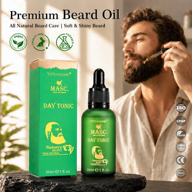 Natural Wholesale Men Use 100% Organic Beard Oil for Day Use