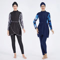 MOTIVE FORCE 2024 Fashion Full Covered Islamic Swimsuit Custom Long Sleeve Muslim Swimsuit Burkini Hijab Muslim Swimwear