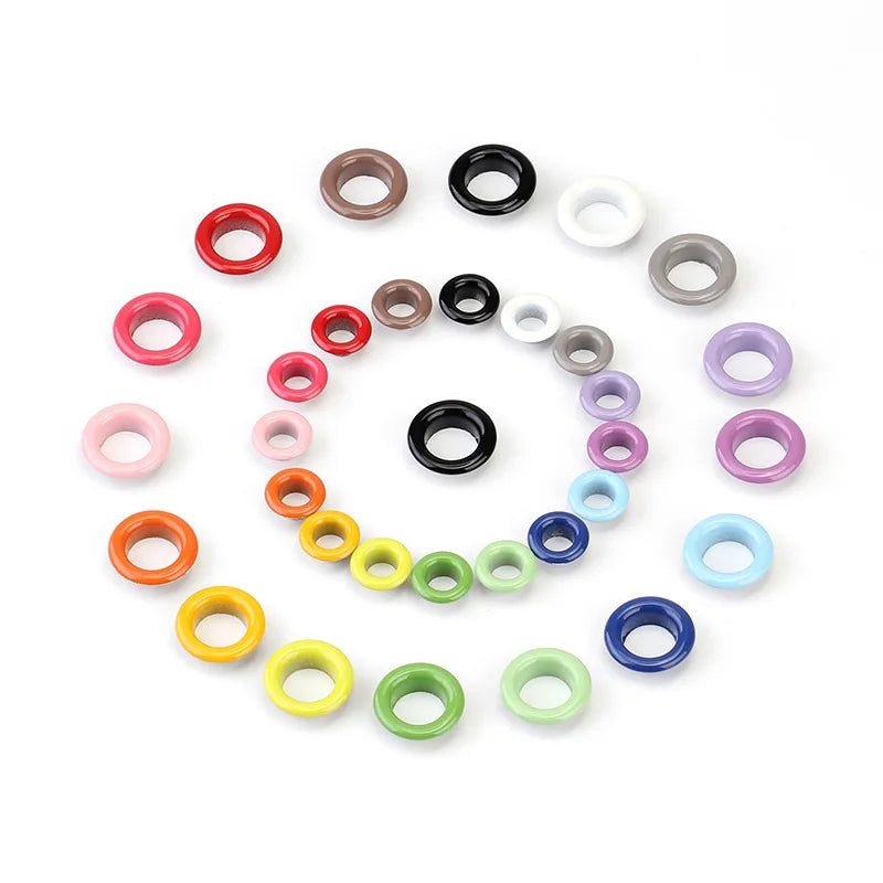 Custom Factory Different Size Metal Eyelets Brass  Metal Grommet Garment EyeletPopular