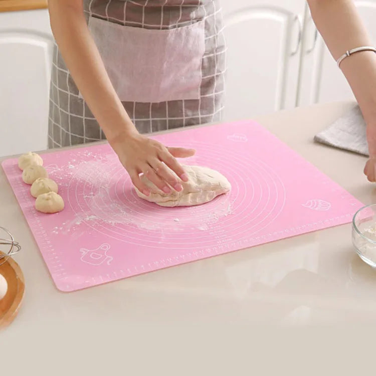 50*40cm Non Stick Silicone Baking Mat Sheet Kneading Rolling Dough Macaron Pastry Pad Mat With Measurements