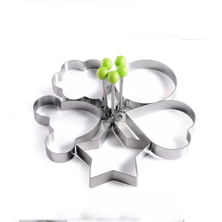 Various Design Stainless Steel Egg Ring Non Stick Egg Cooking Moldsfunny Egg Cooking Molds