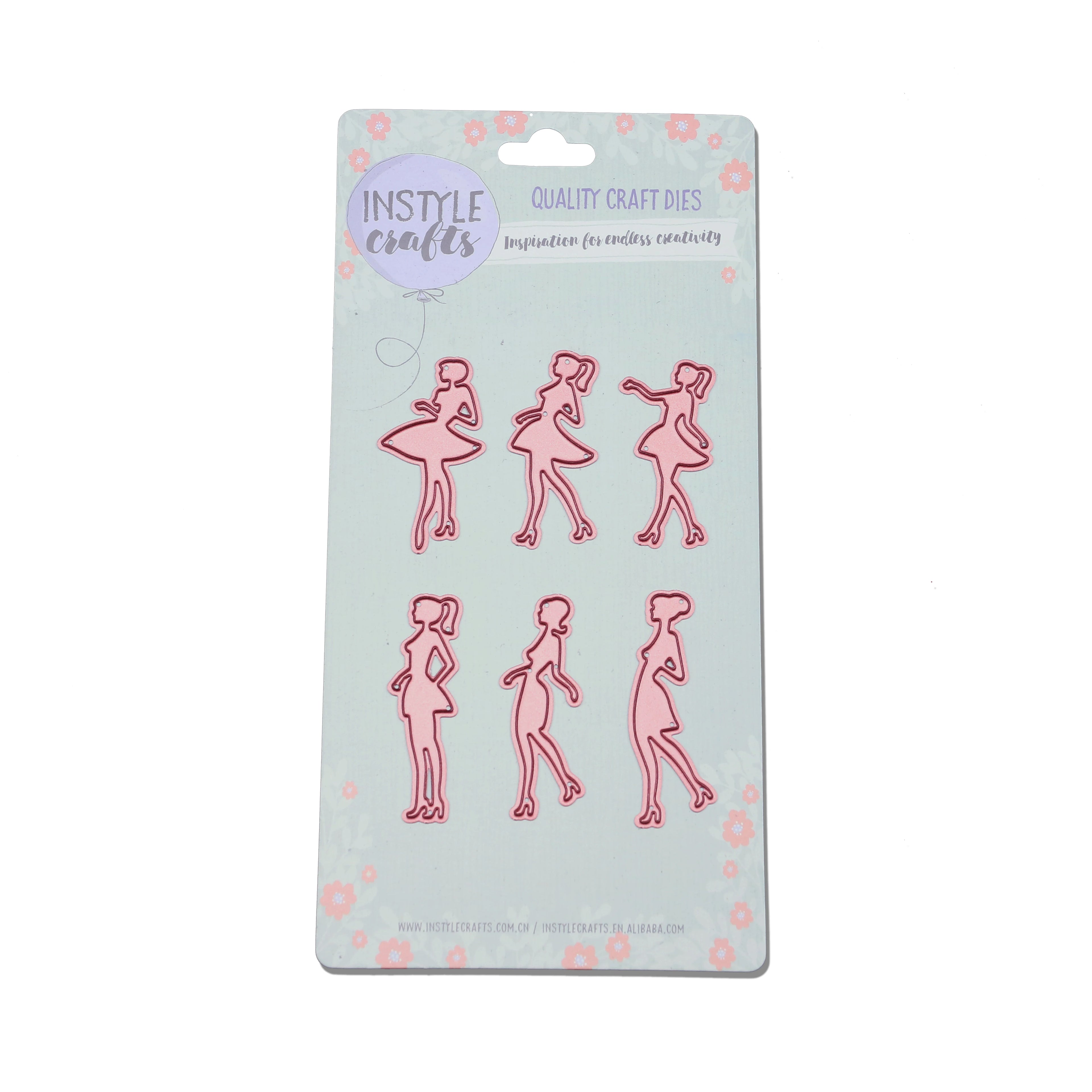 Fast Delivery Custom Normal Stencil Embossing Die Novelty Girl Cut Metals for DIY Scrapbooking Craft