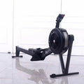 Foldable Wind Resistance Air Rower Rowing Machine LED Display Low Seated Row Exercise Machine