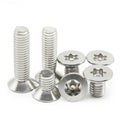 M2-m10 304 Stainless Steel Countersunk Head Screw Bolt Anti-theft Screw Flat Head Special-shaped Torx Screw Bolt