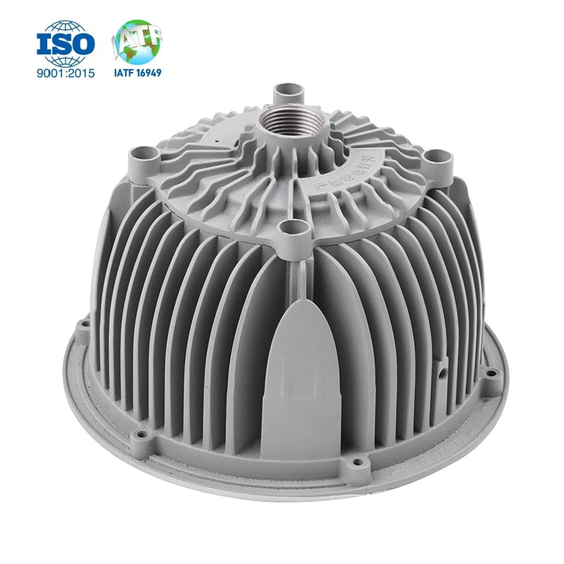 OEM Factory CNC Machine Metal Aluminum Alloy Parts Lamp Housing Die Casting Enclosure