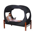 Portable Adult Indoor Bed Tent Privacy Pop up Three-Season 100% Polyester Straight Bracing Type