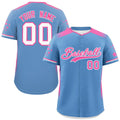 Wholesale Blank Sportswear Baseball Uniform Personalized Embroidery Custom Design Button Style V-Neck Youth Men Baseball Jersey
