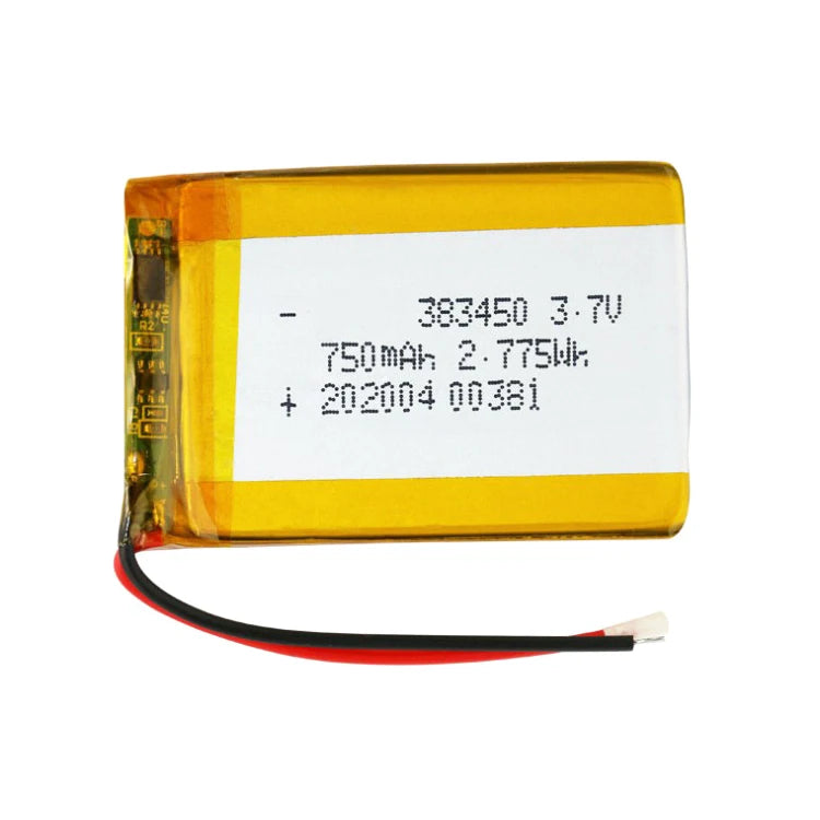 383450 750mah Li-polymer Batteries 3.7v Lipo 650mah Battery for MP4 Player