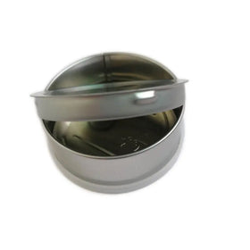 100ml 3.5g Food Grade Tinplate Self-Seal Tin Cans with Clear/Black Lids for Vegetables Corn Rice-Custom Logo & Hand Press Design
