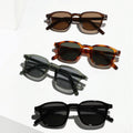 Fashion Women Unique Rivet Sun Glasses Custom Logo TR Frame Shade Women Retro Polygon Sunglasses Leopard Round Sunglasses