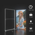 Indoor Backlit Trade Show Display Walls Illuminated Seg Portable Backwall Light Box Fabric Marketing Advertising Light Box