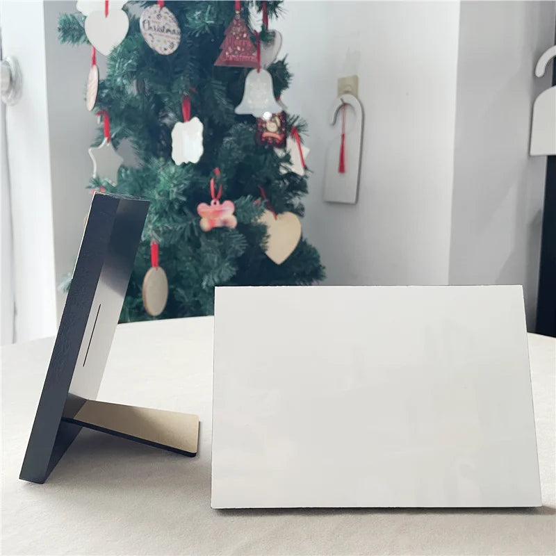 MDFSUB in Stock FAST DELIVERY 4x6'' Sublimation Blank Mdf Photo Frame Wooden Plaques Sublim Photo Frame