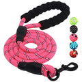 Hot Sale Dog Pet Supplies Strong Rope Nylon Dog Reflective Leash With Comfortable Eva Handle