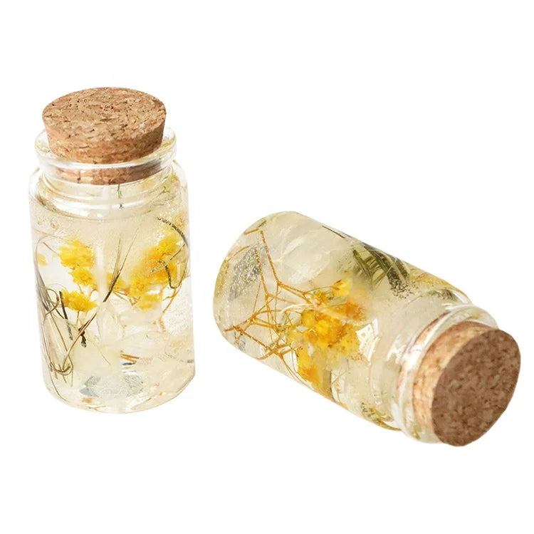 Customized Rose Flower Handmade Luxury Jelly Wax Glass Jar Scented Candle Bubble Packaging Holiday Diwali Weddings Parties